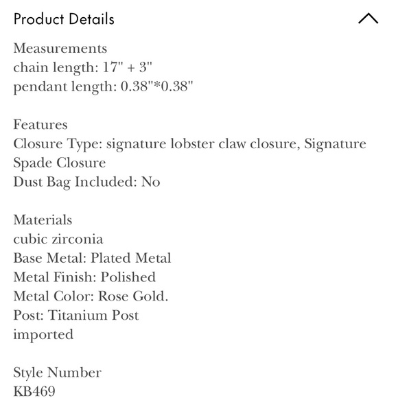 Kate Spade “Spell it Out” necklace and earrings boxed set, red hearts - Picture 14 of 15